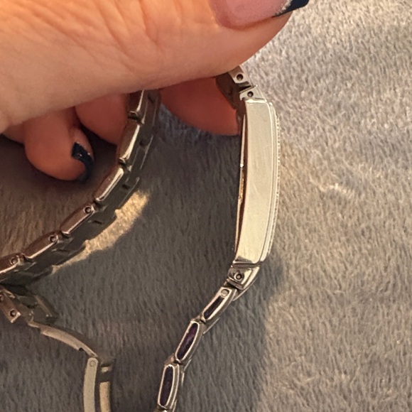 Bulova Silver Rectangular Watch - Picture 7 of 8